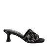 KARL LAGERFELD PANACHE II RHINESTONES SLIDE KL30112 NEGRO