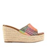 LOLA CASADEMUNT ZUECO PLATAFORMA LS2405006 MULTICOLOR