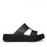 CROCS GETAWAY PLATFORM H-STRAP 209409 NEGRO