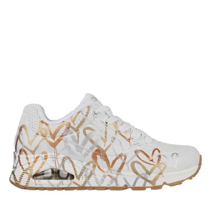 SKECHERS UNO-METALLIC LOVE 155523 BLANCO SKECHERS UNO-METALLIC LOVE 155523 BLANCO