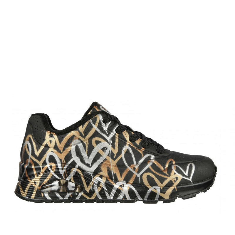 SKECHERS UNO-METALLIC LOVE 155523 NEGRO SKECHERS UNO-METALLIC LOVE 155523 NEGRO
