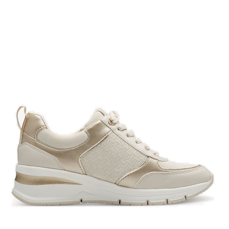 TAMARIS WOMEN LACE-UP 1-23721-42 BEIGE TAMARIS WOMEN LACE-UP 1-23721-42 BEIGE
